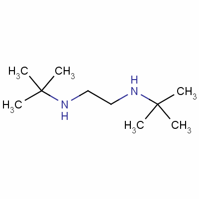 N,N'-二叔丁基乙二胺分子式结构图