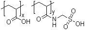 丙烯酸-2-丙烯酰胺-2-甲基丙磺酸共聚物分子式结构图