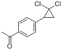 4-(2,2-二氯环丙基)苯乙酮分子式结构图