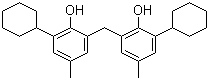 2,2'-甲亚基双(6-环己基-4-甲基酚)分子式结构图