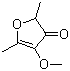 4-甲氧基-2,5-二甲基-3(2H)-呋喃酮分子式结构图