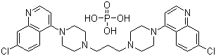 磷酸哌喹分子式结构图