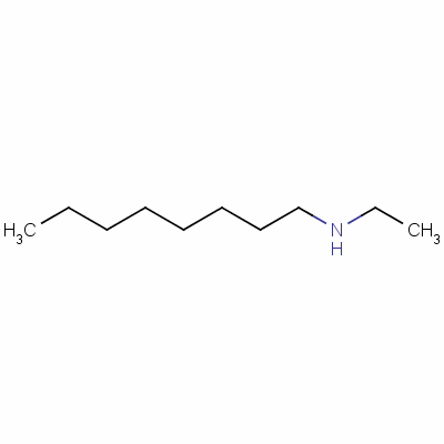 N-乙基辛胺分子式结构图