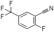 2-氟-5-(三氟甲基)苯甲腈分子式结构图