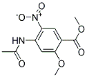 4-乙酰胺-2-甲氧基-5-硝基苯甲酸酯分子式结构图