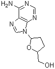 二脱氧腺(嘌呤核)苷分子式结构图