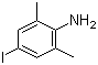 4-碘-2,6-二甲基苯胺分子式结构图