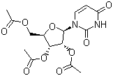 2',3',5'-三乙酰尿苷分子式结构图