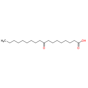 9-氧代十八烷酸分子式结构图