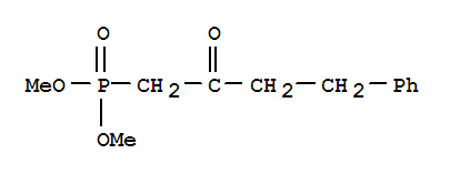 2-氧代-4-苯丁基磷酸二甲酯分子式结构图