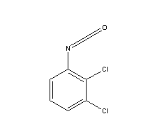 2,3-二氯苯异氰酸酯分子式结构图