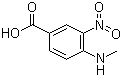 4-甲氨基-3-硝基苯甲酸分子式结构图