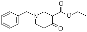 1-苄基-4-哌啶酮-3-羧酸乙酯分子式结构图