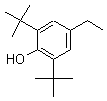 2,6-二叔丁基-4-乙基苯酚分子式结构图