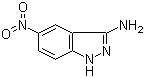 3-氨基-5-硝基吲唑分子式结构图