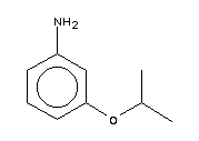 3-异丙氧基苯胺分子式结构图