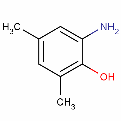 6-氨基-2,4-二甲苯酚分子式结构图