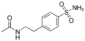 N-乙酰-4-(2-氨乙基)-苯磺酰胺分子式结构图