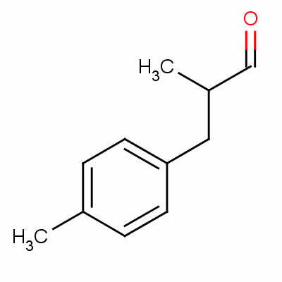 α-4-二甲基苯丙醛分子式结构图