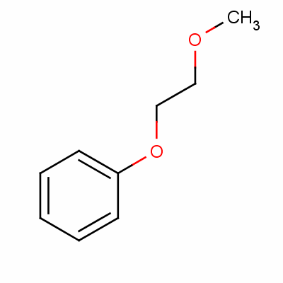 2-甲氧基乙基苯基醚分子式结构图