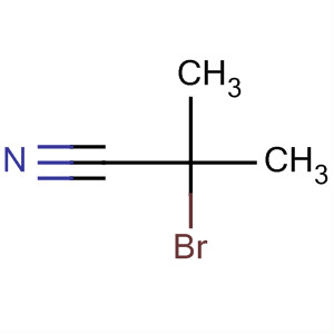 2-溴-2-甲基丙腈分子式结构图
