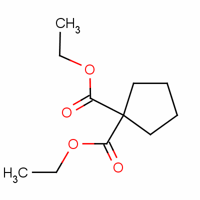 1,1-二甲酸乙酯环戊烷分子式结构图