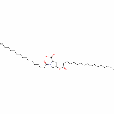 二棕榈酰羟脯氨酸分子式结构图