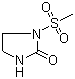 1-甲磺酰基-2-咪唑烷酮分子式结构图