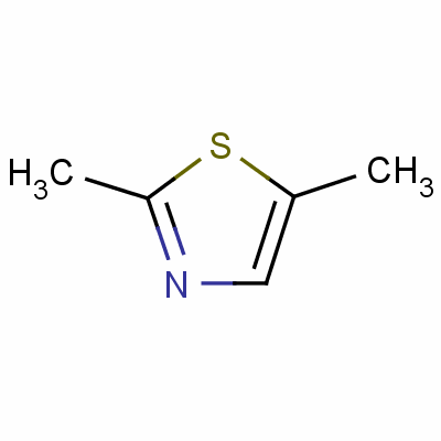 2,5-二甲基噻唑分子式结构图