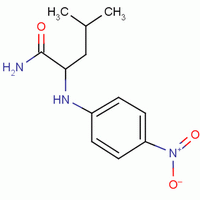 L-亮氨酸-4-硝基苯胺分子式结构图