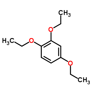 1,2,4-三乙氧基苯分子式结构图