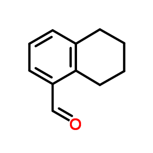 5,6,7,8-四氢萘-1-甲醛分子式结构图