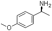 (S)-(-)-1-(4-甲氧苯基)乙胺分子式结构图