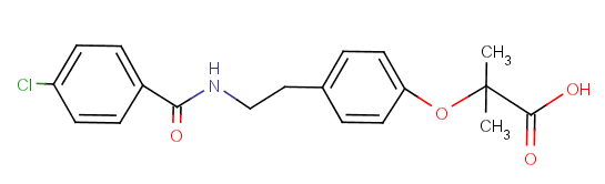 苯扎贝特分子式结构图