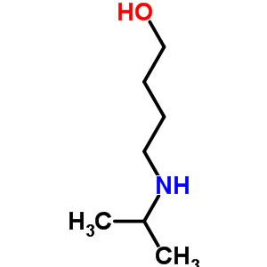 4-(异丙氨基)丁醇分子式结构图