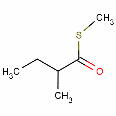 2-甲基硫代丁酸甲酯分子式结构图