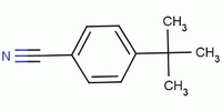 4-叔丁基苯甲腈分子式结构图