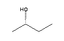 (S)-(+)-2-丁醇分子式结构图