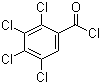 2,3,4,5-四氯苯甲酰氯分子式结构图