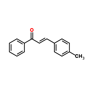 （2E）-3-（4-甲基苯基）-1-苯基-2-丙烯-1-酮分子式结构图