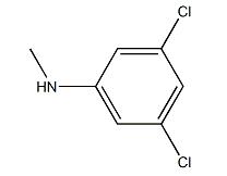 3,5-二氯-N-甲基苯胺分子式结构图