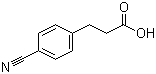 3-(4-氰基苯基)丙酸分子式结构图