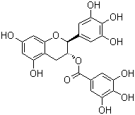 没食子儿茶素没食子酸酯分子式结构图