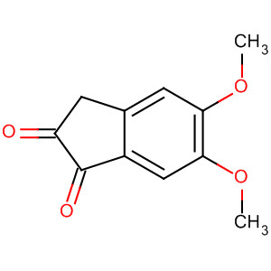 5,6-二甲氧基-1,2-茚二酮分子式结构图