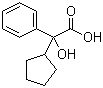 2-环戊基-2-羟基苯乙酸分子式结构图