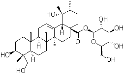 具栖冬青苷分子式结构图