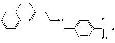 L-丙氨酸苄酯对甲苯磺酸盐分子式结构图