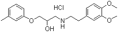 盐酸贝凡洛尔分子式结构图