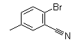 2-溴-5-甲基苯腈分子式结构图