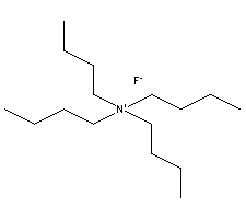 四丁基氟化铵分子式结构图